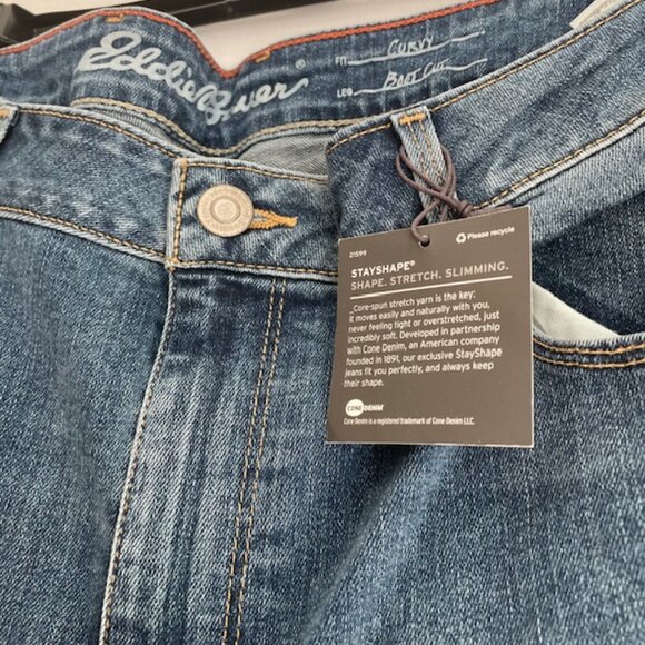 Eddie Bauer  "Tall " Curvy  Boot Cut Jeans - Picture 3 of 8